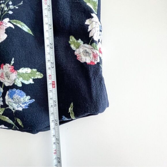Lila Rose Floral Open Blazer Navy Blue Long Sleeve Women's XS Lined - Picture 7 of 9